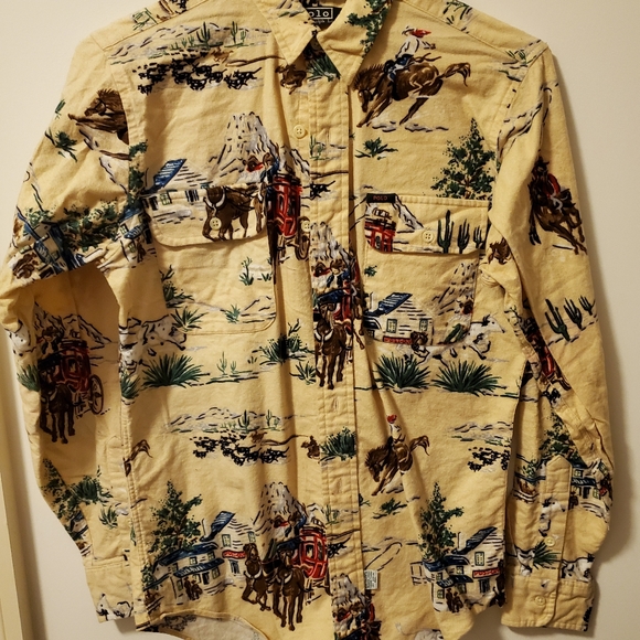 Polo by Ralph Lauren Tops | Polo Ralph Lauren Vintage Western Button Up | Poshmark